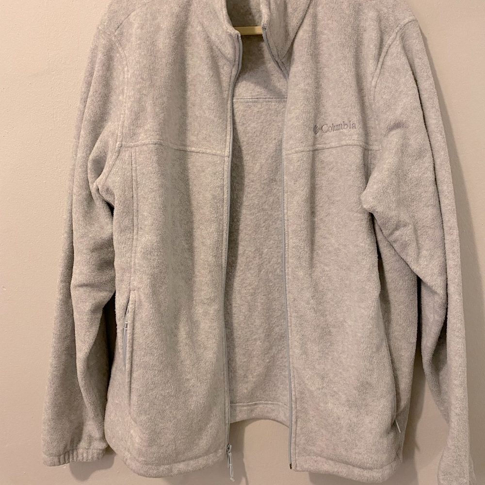 Columbia Zip-up Gray Fleece Jacket